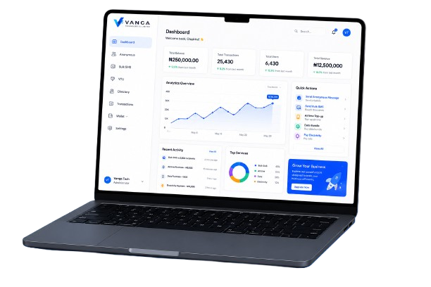 Vanga Dashboard
