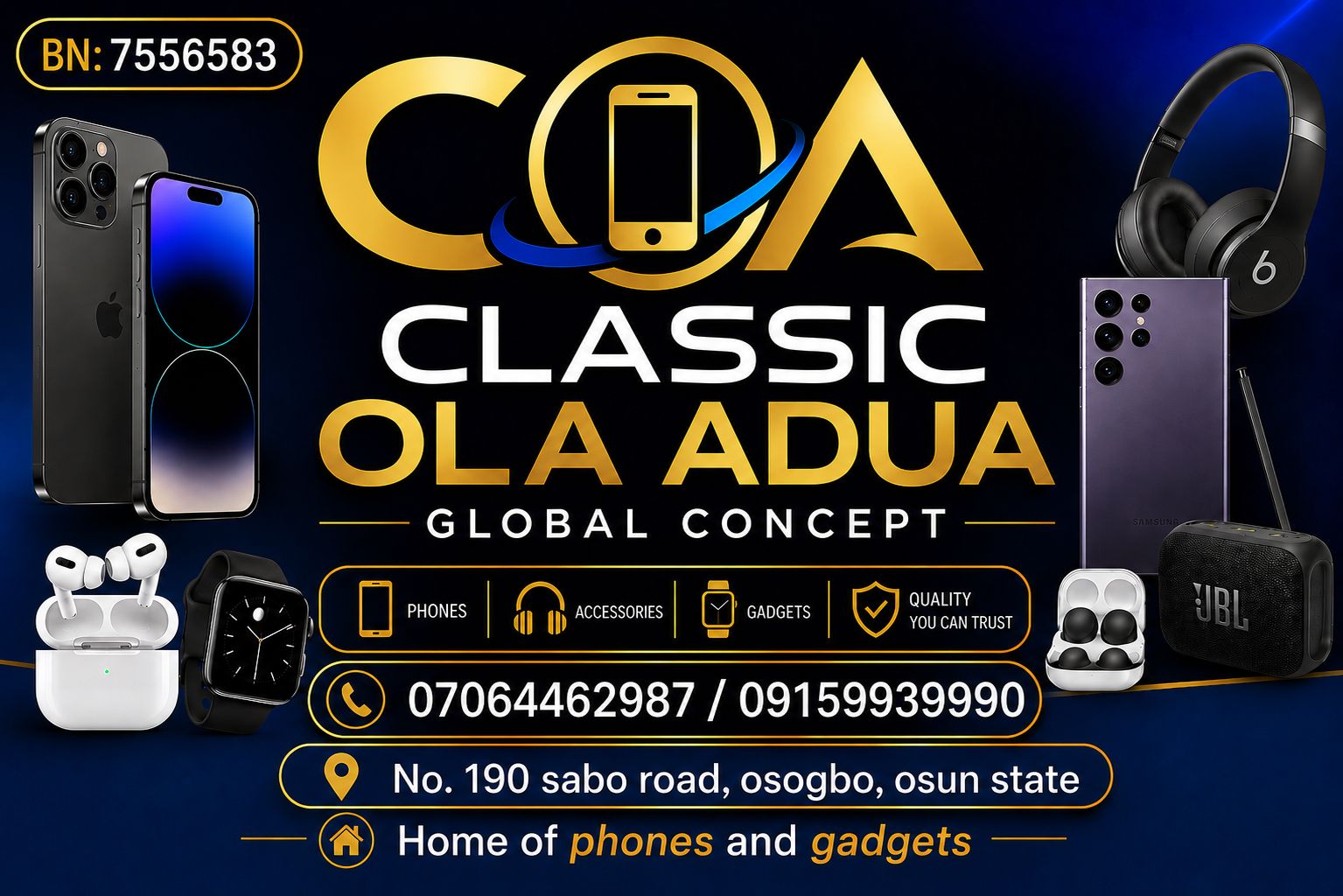 CLASSIC OLA ADUA GLOBAL CONCEPT